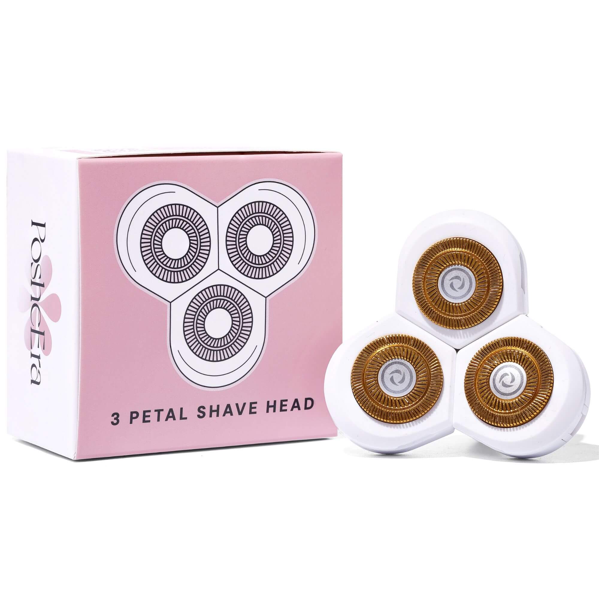 Titanium Coated 3-Foil Shave Head Replacement Blade