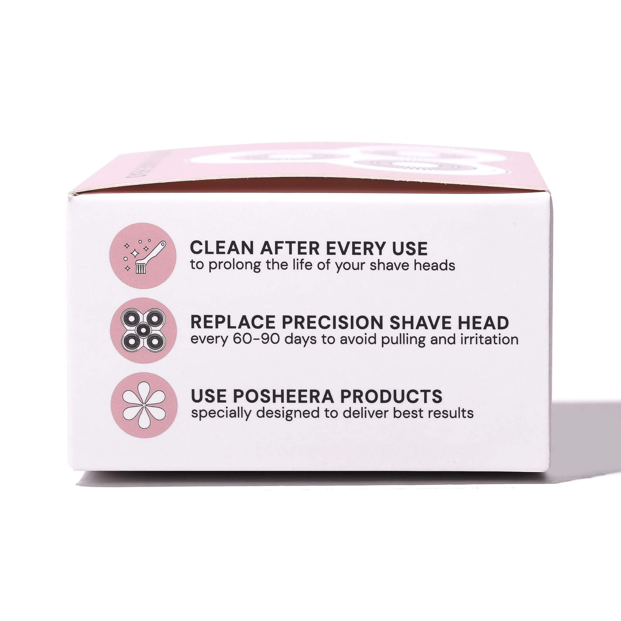 Titanium Coated 3-Foil Shave Head Replacement Blade