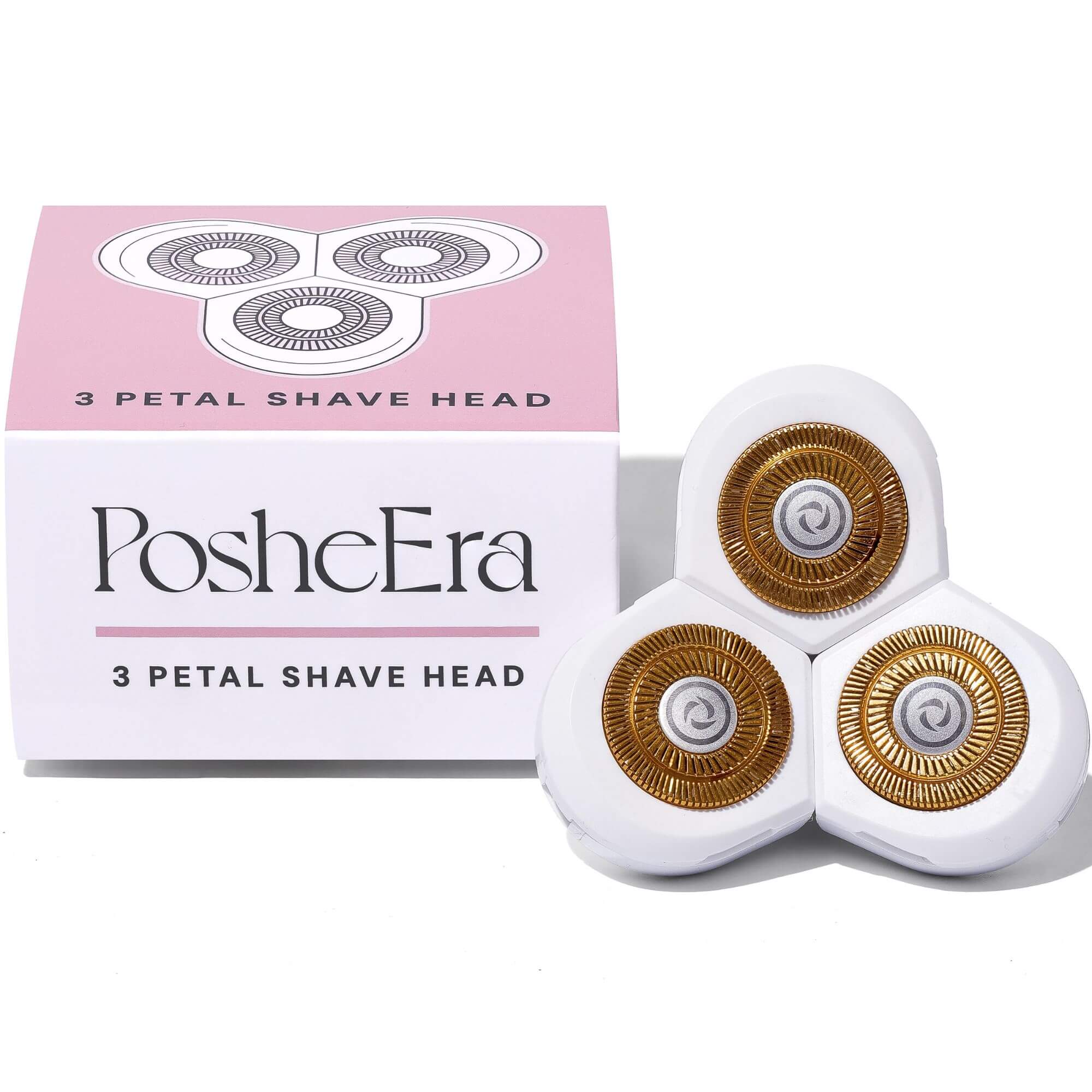 Titanium Coated 3-Foil Shave Head Replacement Blade